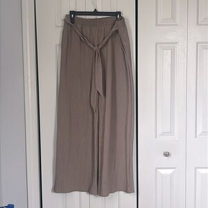 Wide leg dress pants